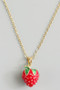 Strawberry Pendant Necklace