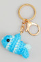 Crochet Fish Bag Charm Keychain