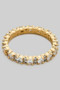 Round And Oval Cz Ring