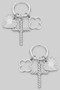 Coin Western Charm Drop Earrings
