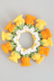 Crochet Flower Hair Scrunchie