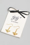 18K Gold Dipped Dainty Cherub Drop Earrings