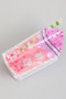 Marbled Acrylic Pink Drink Hair Clip