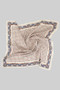 Silky Chubby Paisley Print Square Scarf