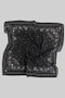 Silky Star And Paisley Print Square Scarf