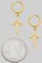 Brass Star Cut Out Huggies