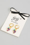 18K Gold Dipped Grape Huggies Earrings