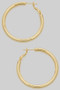 Perfect Brass Hoops