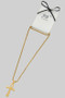 18K Gold Dipped Ankh Pendant Necklace