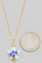 18K Gold Dipped Porcelain Star Pendant Necklace
