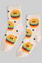 Cute Cartoon Hamburger Socks