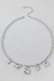 Five Western Charm Chain Necklace