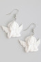 Pondering Cherub Drop Earrings