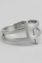 Brass Split Ring With Double Cross