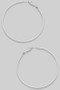 Flat Two Inch Brass Hoops