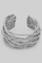 Intertwined Brass Bar Ring