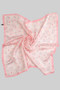 Silky Square Scarf With Floral Paisley Print