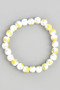 Porcelain Ball Stretch Bracelet