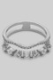 Wavy Cz Pave Cut Out Stack Ring