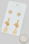 Starfish Crab And Palm Tre Earring Set