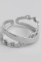 Criss Cross Cut Out Cuff Ring
