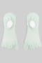 Sheer No Show Toe Socks