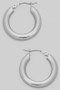 Almost An Inch Wide Brass Hoops