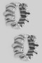 Cute Squiggle Textured Hoops