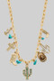 Western Charm Recon Stone Necklace