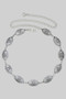 Western Floral Squash Link Chain Belt