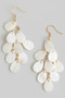 Tiered Pearly Teardrop Earrings