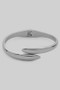 Spring Hinged Pointed End Cuff Bracelet