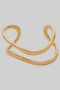 Two Line Wavy Cuff Bracelet