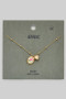 Small Rose Portrait And Heart Charm Necklace