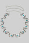 Butterfly And Turquoise Stone Link Chain Belt