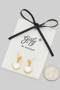 18K Gold Dipped Pearly Shell Drop Earrings