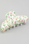 Acrylic Tulip Print Hair Clip