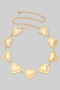 Heart Link Chain Belt - #KBT26678