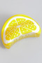 Large Plastic Lemon Hair Clip
