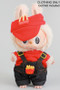 Fast Food Uniform Labubu Outfit With Visor