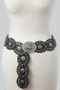Squash Blossom Foldable Pu Leather Belt