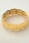 Textured Plate Stretch Bracelet