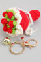 Crochet Flower Bouquet Bag Charm Keychain - #KP26047
