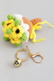 Crochet Flower Bouquet Bag Charm Keychain - #KP26047