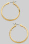 Simple Pincatch Hoop Earrings