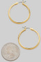 Simple Pincatch Hoop Earrings
