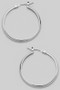 Simple Pincatch Hoop Earrings