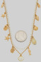 Layered Sea Life Charm Necklace
