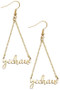Yeehaw Chain Drop Earrings