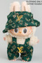 Designer Bucket And Overalls Labubu Outfit Only